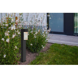 LUTEC FULTON garden post, solid construction E27 IP54