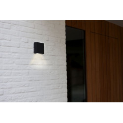 LUTEC GEMINI XF flat LED outdoor wall lamp IP54