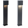 LUTEC GEMINI LED garden bollard IP54 stylish lighting