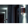 LUTEC FOCUS round wall lamp made of GU10 stainless steel