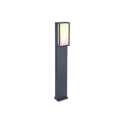 Lutec QUBO dark gray post for the garden and terrace