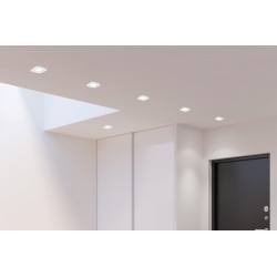 LUTEC RINA square LED recessed fixture with smartphone control