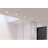 LUTEC RINA square LED recessed fixture with smartphone control