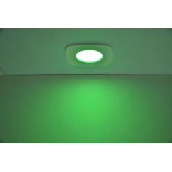 LUTEC RINA square LED recessed fixture with smartphone control