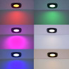 LUTEC RINA square recessed LED luminaire 2700K-6500K RGB