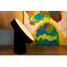 LUTEC MOA table lamp white, black LED 2700K-6500K RGB