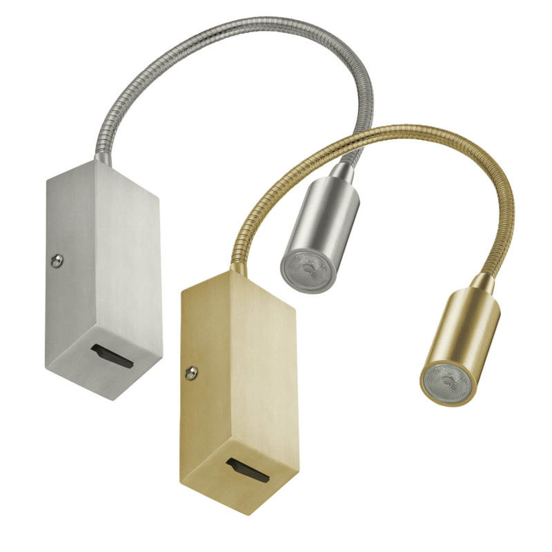 Flex EXO LEIDEN LED 3W nickel satin, gold matt 240lm 3000K