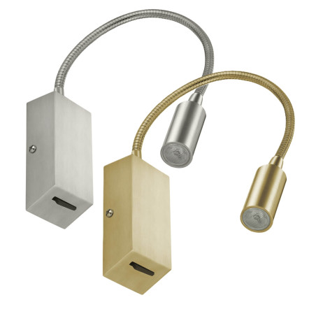 Flex EXO LEIDEN LED 3W nickel satin, gold matt 240lm 3000K