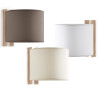 EXO WOOD simple wooden wall sconce, 3 shade colors