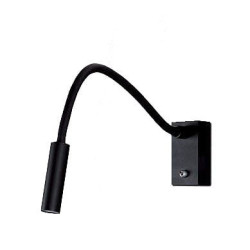 Maxlight Rider W0046 bedroom wall lamp black