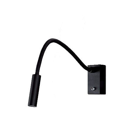 Maxlight Rider W0046 bedroom wall lamp black