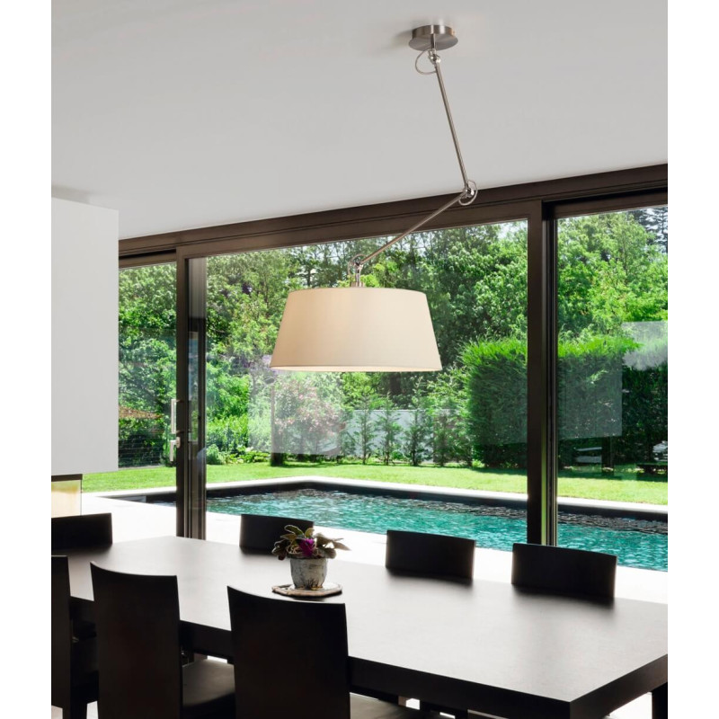 EXO EASY beautiful large pendant or wall lamp with lampshade