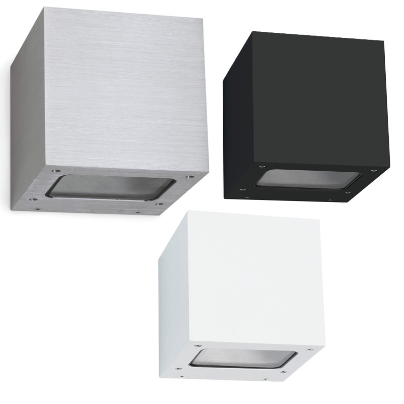 EXO Wall lamp BRICK 2x5W white, black, alu