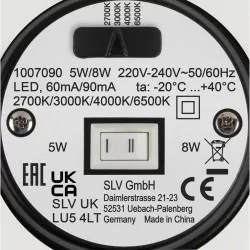 SLV UNIVERSAL DOWNLIGHT 1008065 kwadrat LED IP65