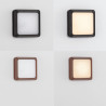 LUCES PASCO LE73668/9 LED outdoor wall lamp IP54 black, brown