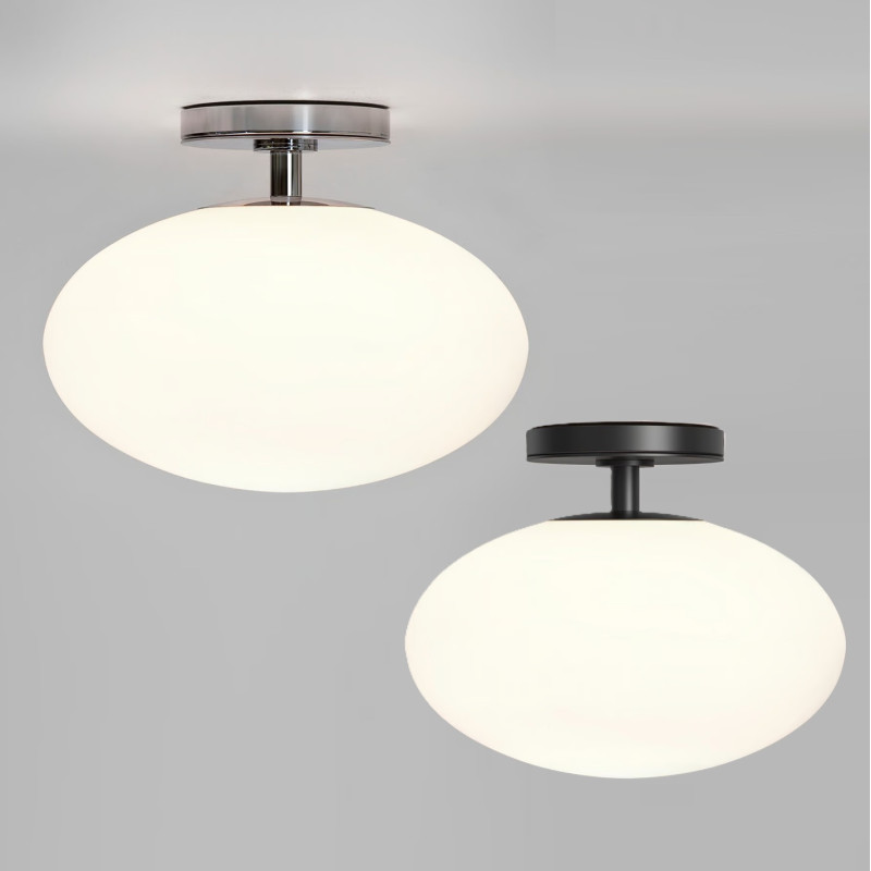 ASTRO Zeppo Bathroom ceiling-light chrome, black IP44