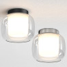 Astro Aquina Ceiling 240 lampa sufitowa czarna, chrom IP44