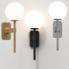 ASTRO TACOMA Single chrome, black, brass bathroom wall lamp