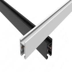 FIVETRACK narrow surface track 5mm white, black 1m, 2m