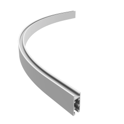 FIVETRACK surface track 5mm arc 1/4 60cm white