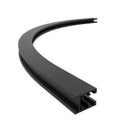 FIVETRACK surface track 5mm arc 1/4 60cm black