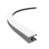 FIVETRACK surface track 5mm arc 1/4 60cm white