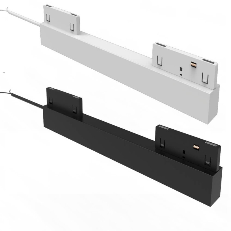 FIVETRACK power supply plug-in track 5mm white, black 80-150W