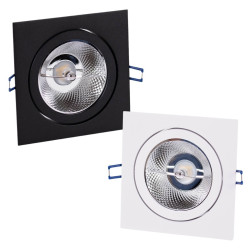 OXYLED CROSTI GAVI 12V/230V big recessed lamp white, black