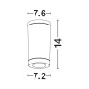 LUCES TARAPOTO LE73773/4 surface-mounted tube lamp GU10 IP54