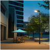 Solar street light with motion sensor LED 30W 2CCT IP65