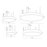 AQFORM BIG SIZE next round LED zwieszany 50259 lampa wisząca