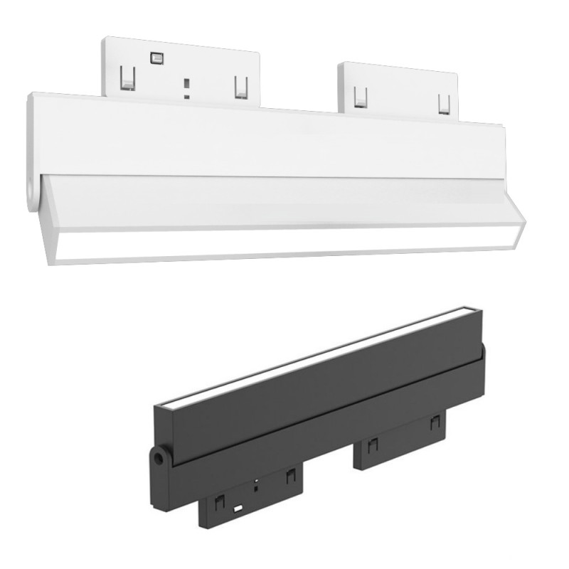 FIVETRACK ARIES Floodlight for 5mm rails white, black LED 7W