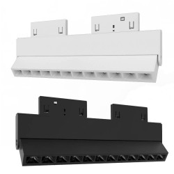 FIVETRACK GEMINI regulowana lampa diodowa LED do szyn 5mm biała, czarna