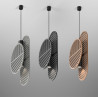 AQFORM IKI LED suspended 59872 grey, graphite, orange
