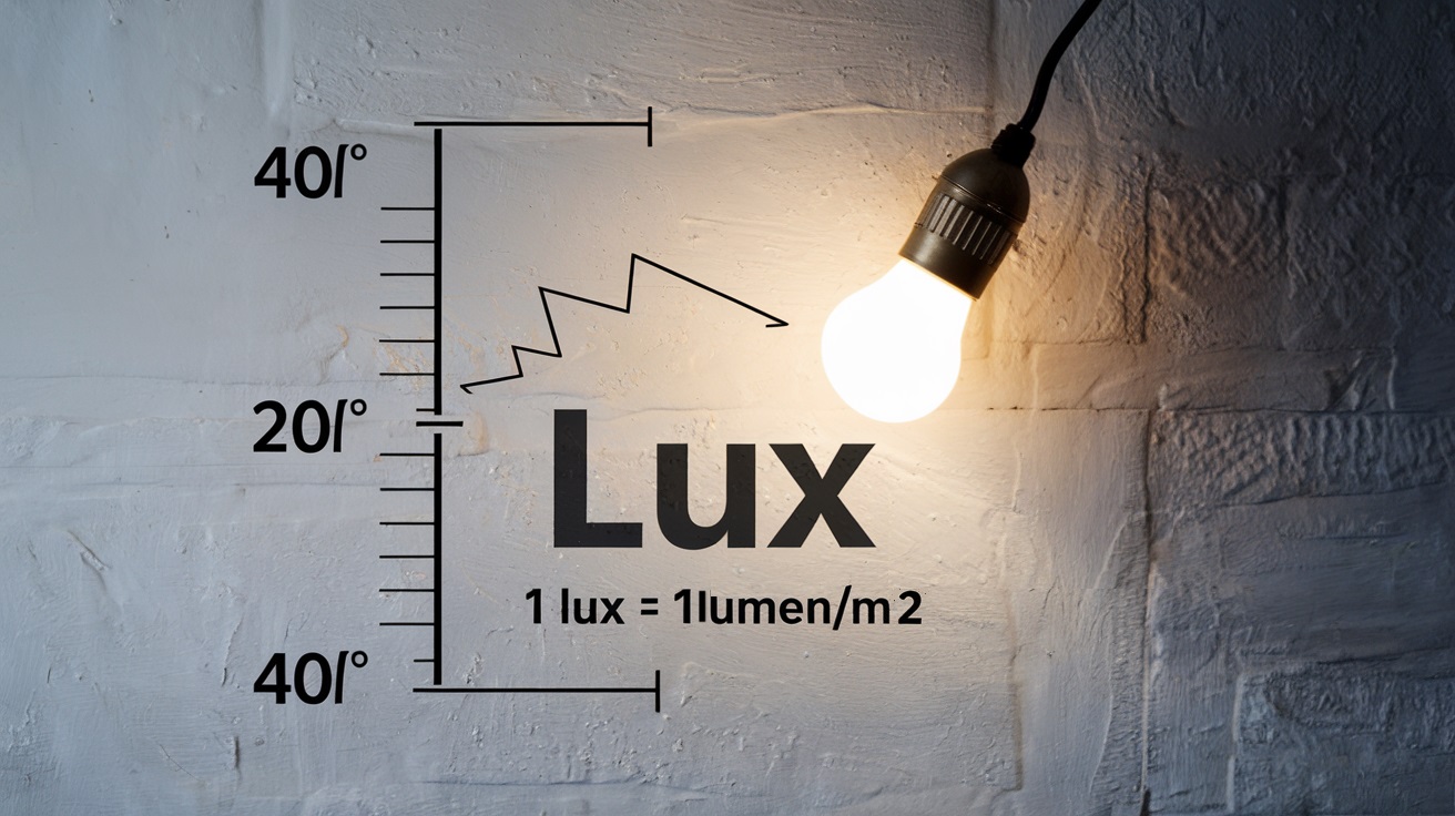 converting lux to lumens