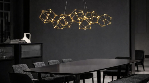 Lampa wisząca LED złota – jak światło buduje elegancję Lampa wisząca LED złota – jak światło buduje elegancję