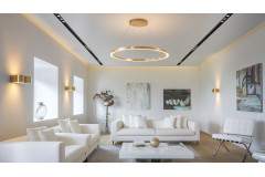 How to properly light white interiors?