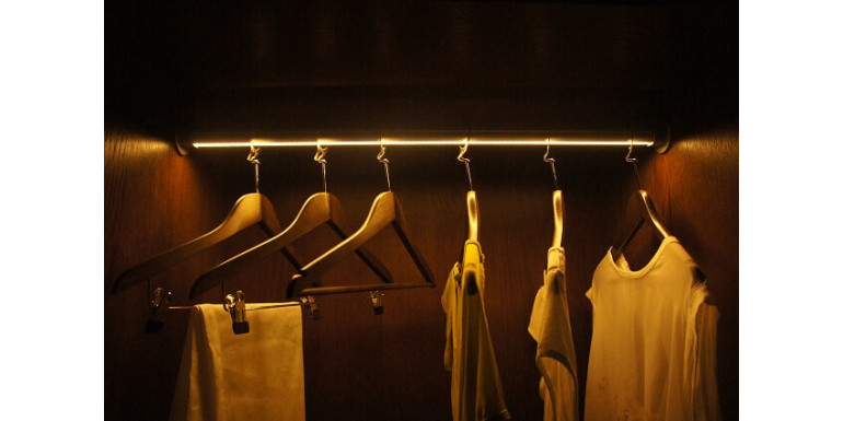  LED lighting for the wardrobe